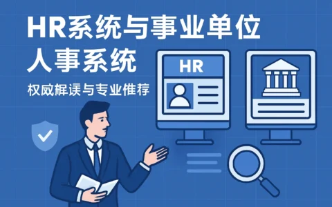 HR系统与事业单位人事系统：权威解读与专业推荐