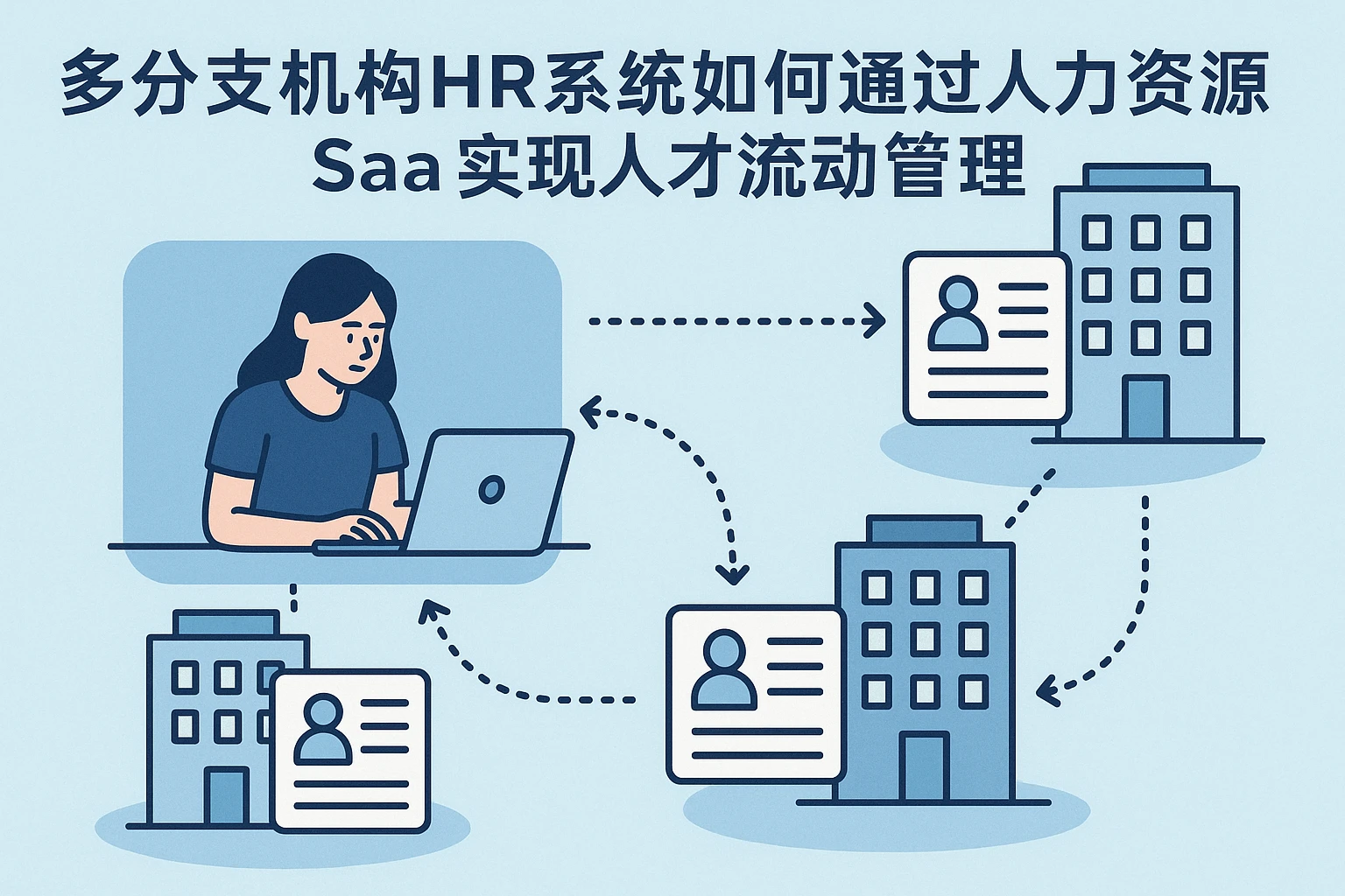 多分支机构HR系统如何通过人力资源SaaS实现人才流动管理