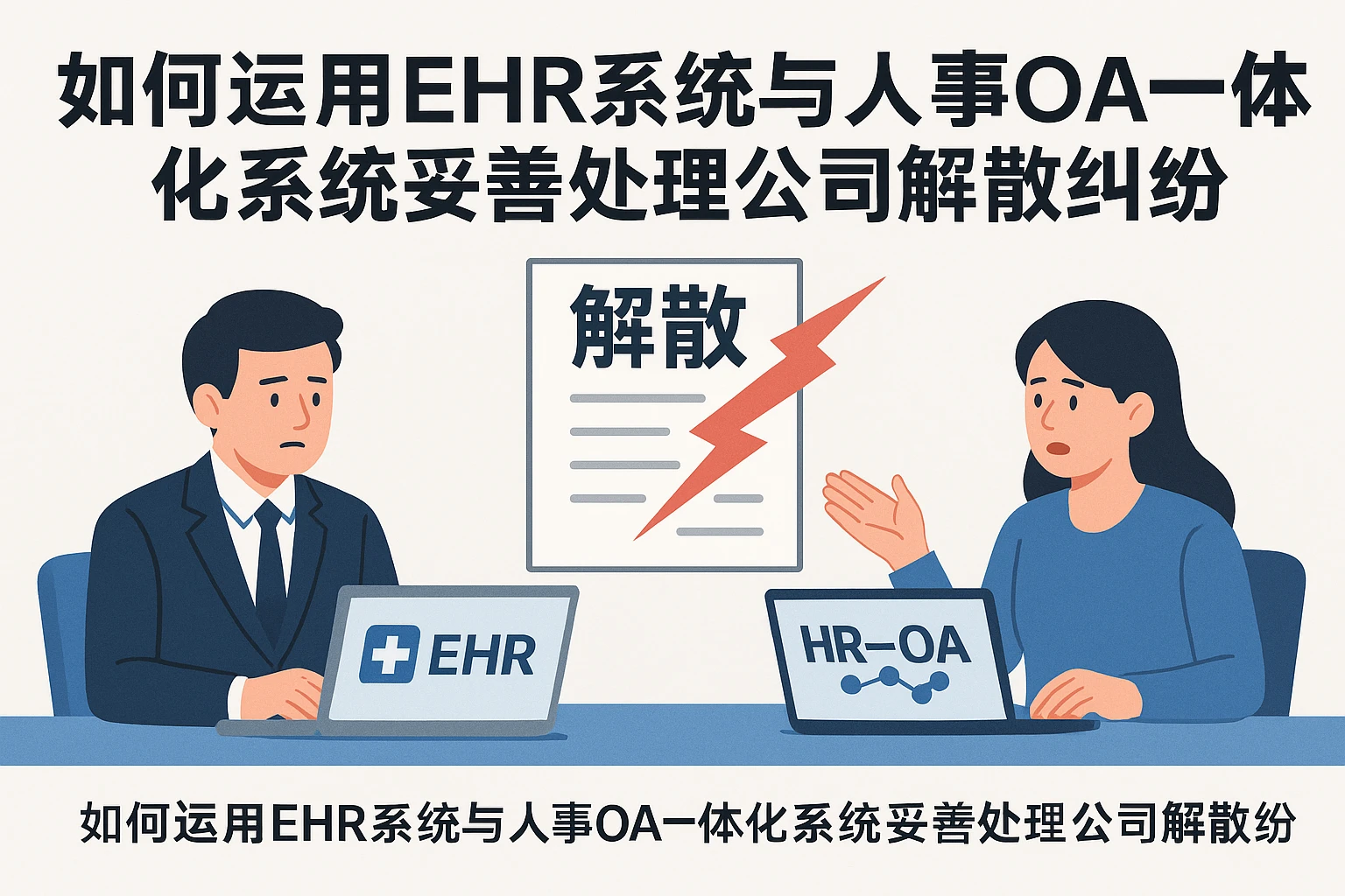 如何运用EHR系统与人事OA一体化系统妥善处理公司解散纠纷