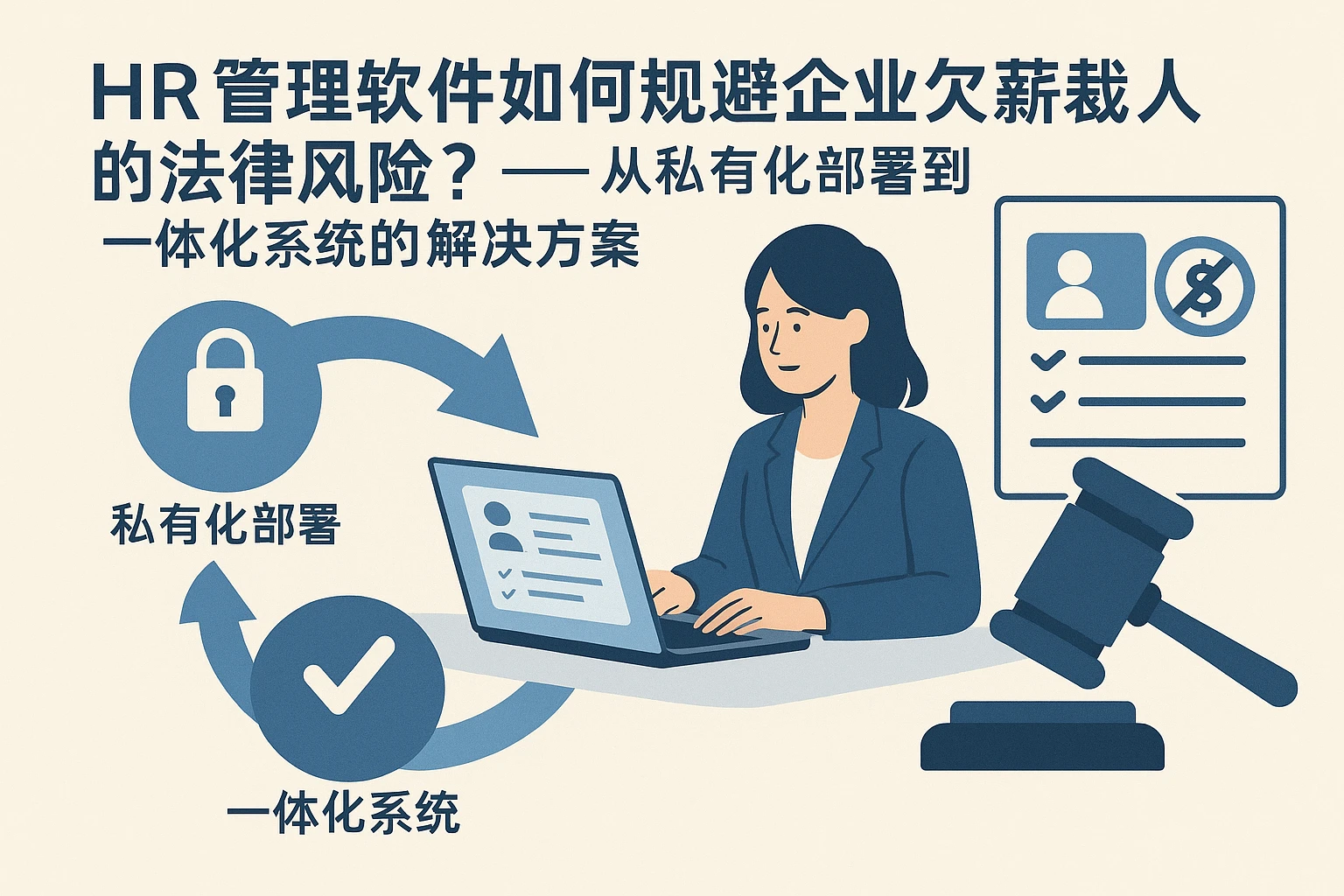 HR管理软件如何规避企业欠薪裁人的法律风险？——从私有化部署到一体化系统的解决方案