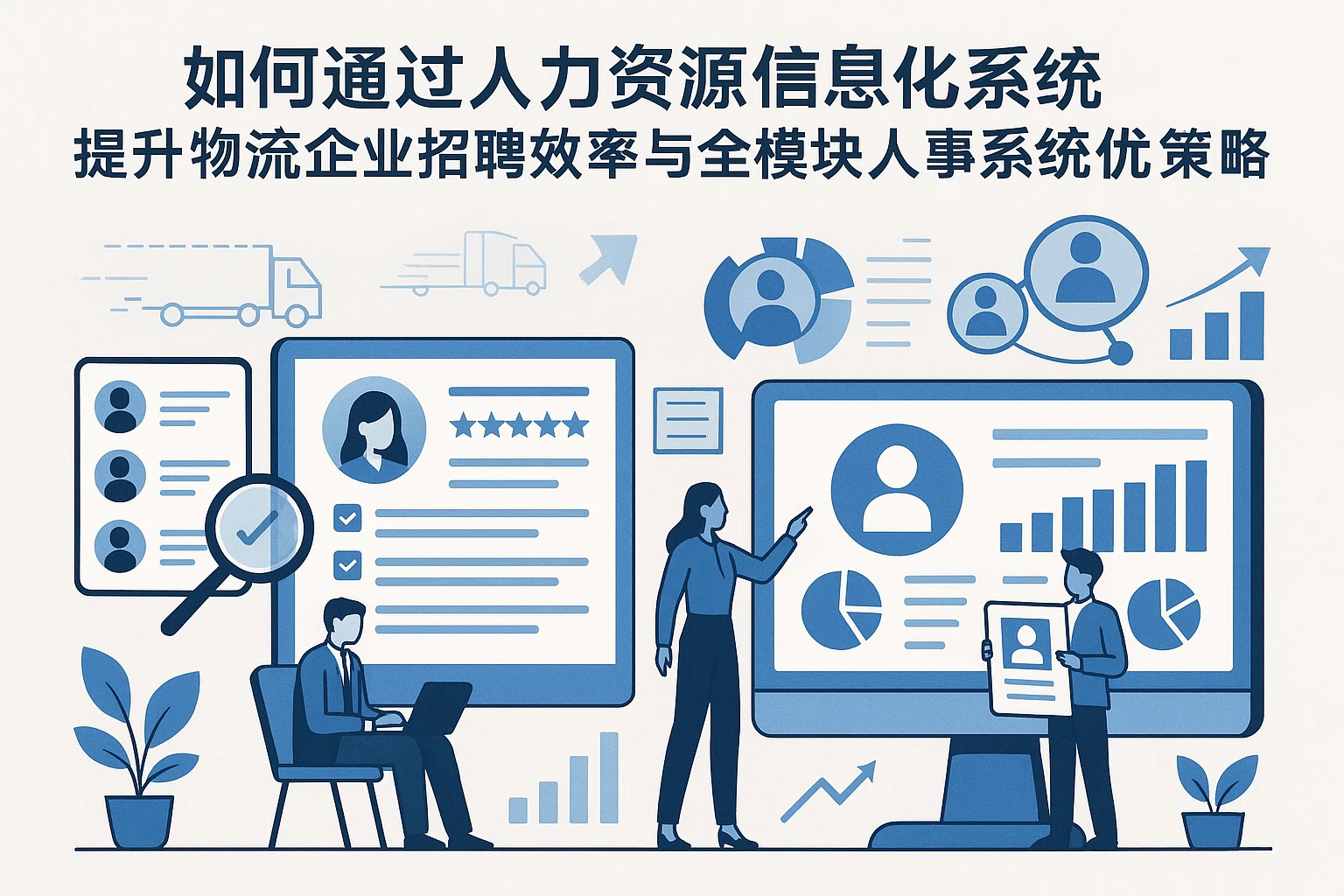 如何通过人力资源信息化系统提升物流企业招聘效率与全模块人事系统优化策略