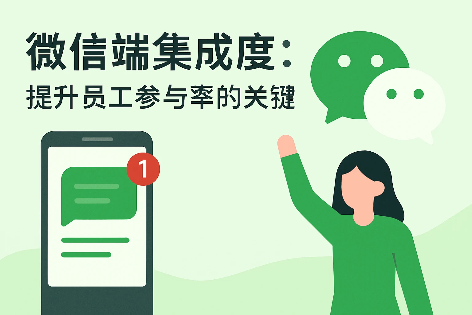 2. 微信端集成度：提升员工参与率的关键