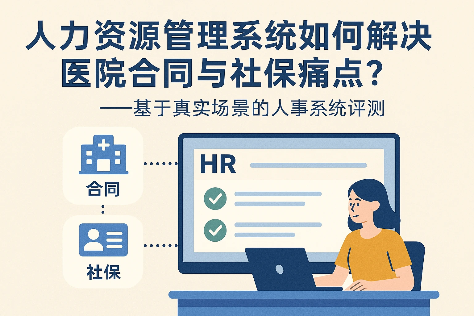 人力资源管理系统如何解决医院合同与社保痛点?——基于真实场景的人事系统评测