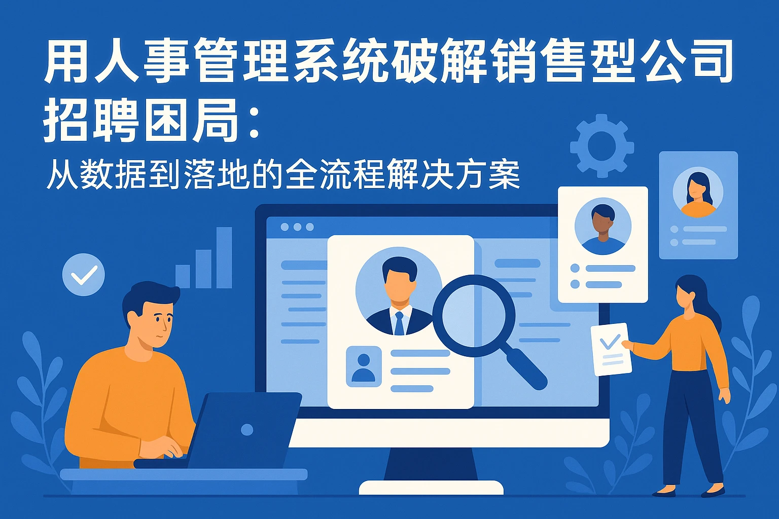 用人事管理系统破解销售型公司招聘困局:从数据到落地的全流程解决方案