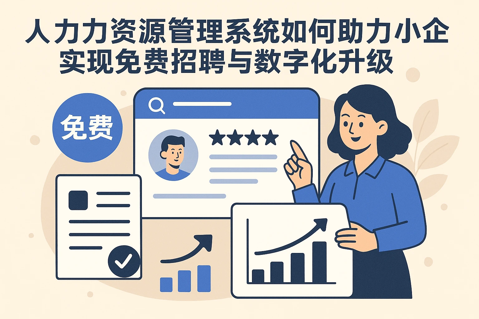 人力资源管理系统如何助力小企业实现免费招聘与数字化升级