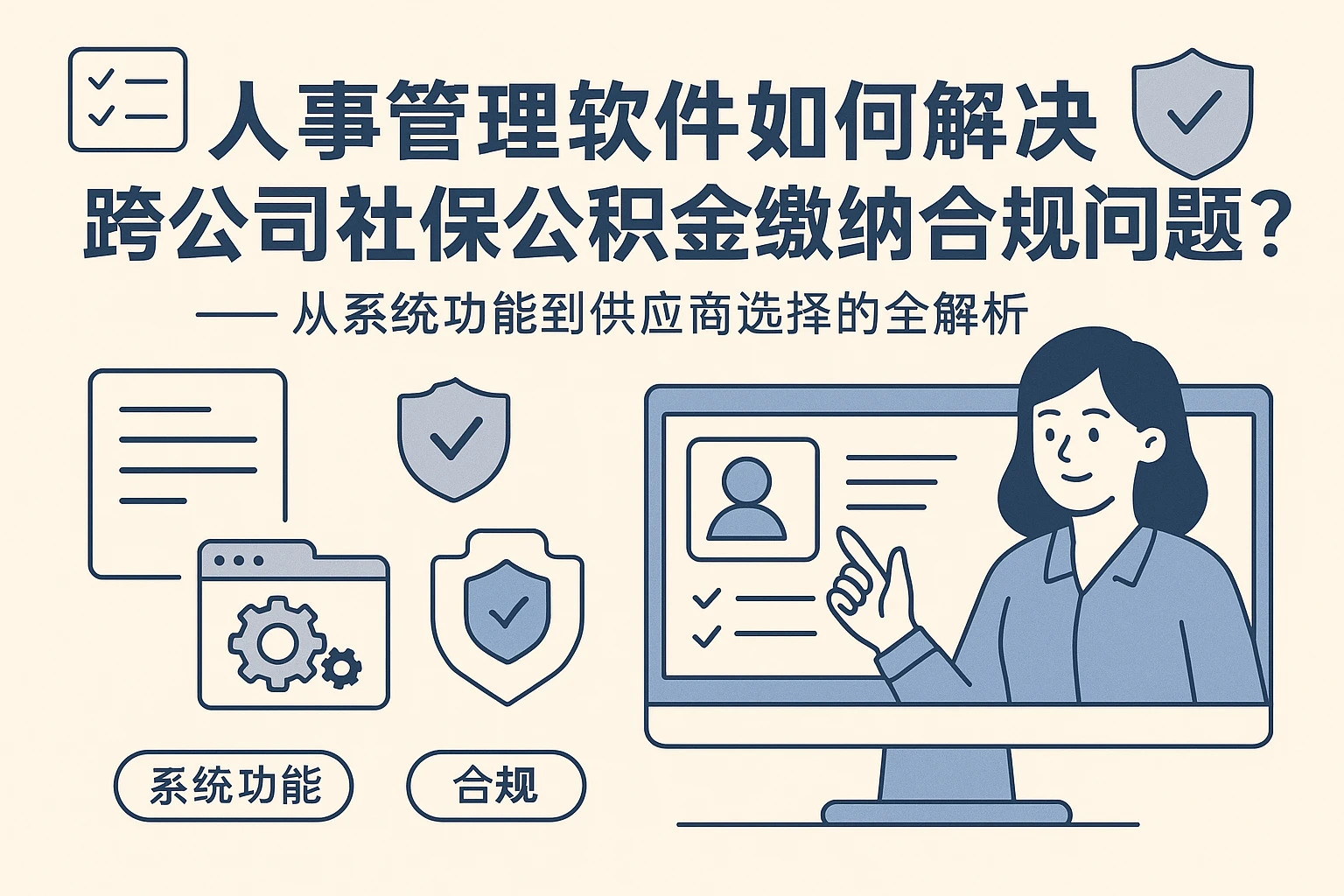 人事管理软件如何解决跨公司社保公积金缴纳合规问题？——从系统功能到供应商选择的全解析