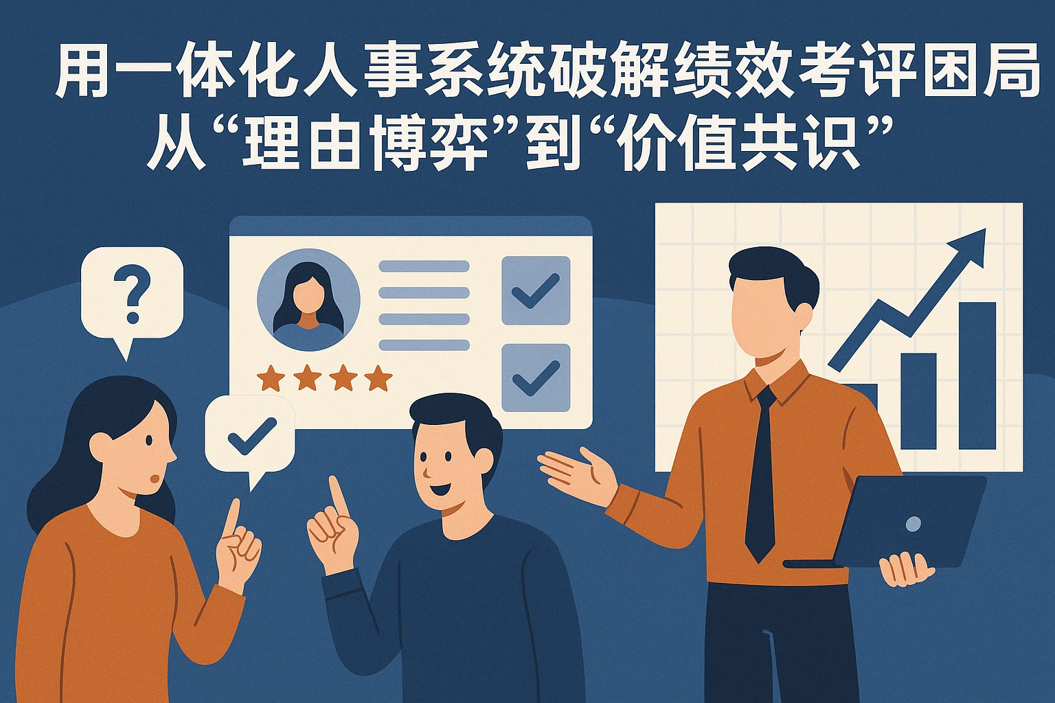 用一体化人事系统破解绩效考评困局：从“理由博弈”到“价值共识”