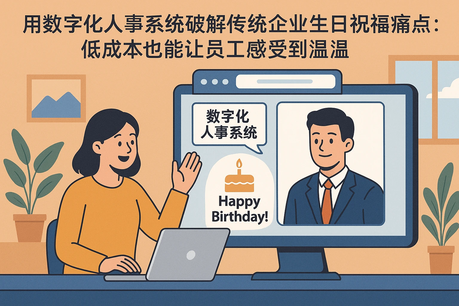 用数字化人事系统破解传统企业生日祝福痛点：低成本也能让员工感受到温度
