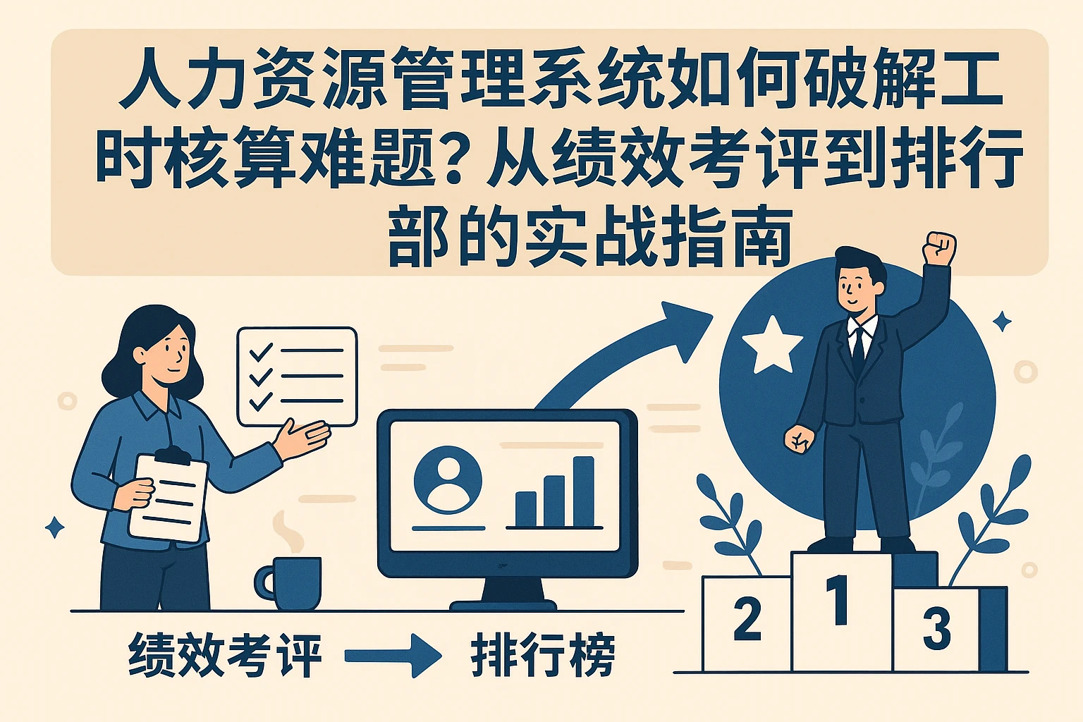 人力资源管理系统如何破解工时核算难题?从绩效考评到排行榜的实战指南