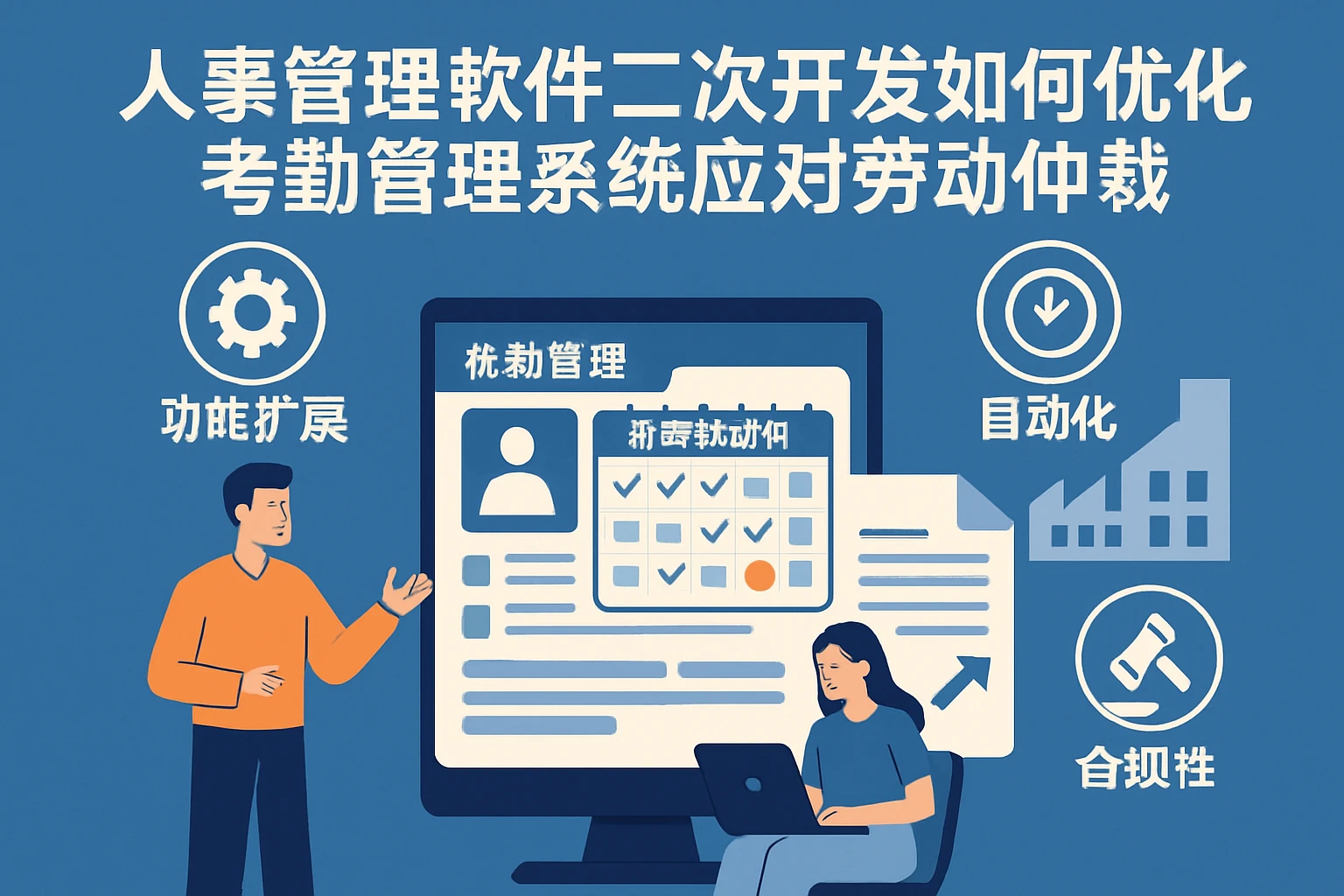 人事管理软件二次开发如何优化考勤管理系统应对劳动仲裁