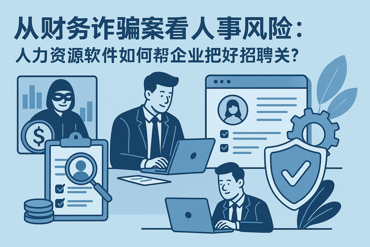 从财务诈骗案看人事风险:人力资源软件如何帮企业把好招聘关?