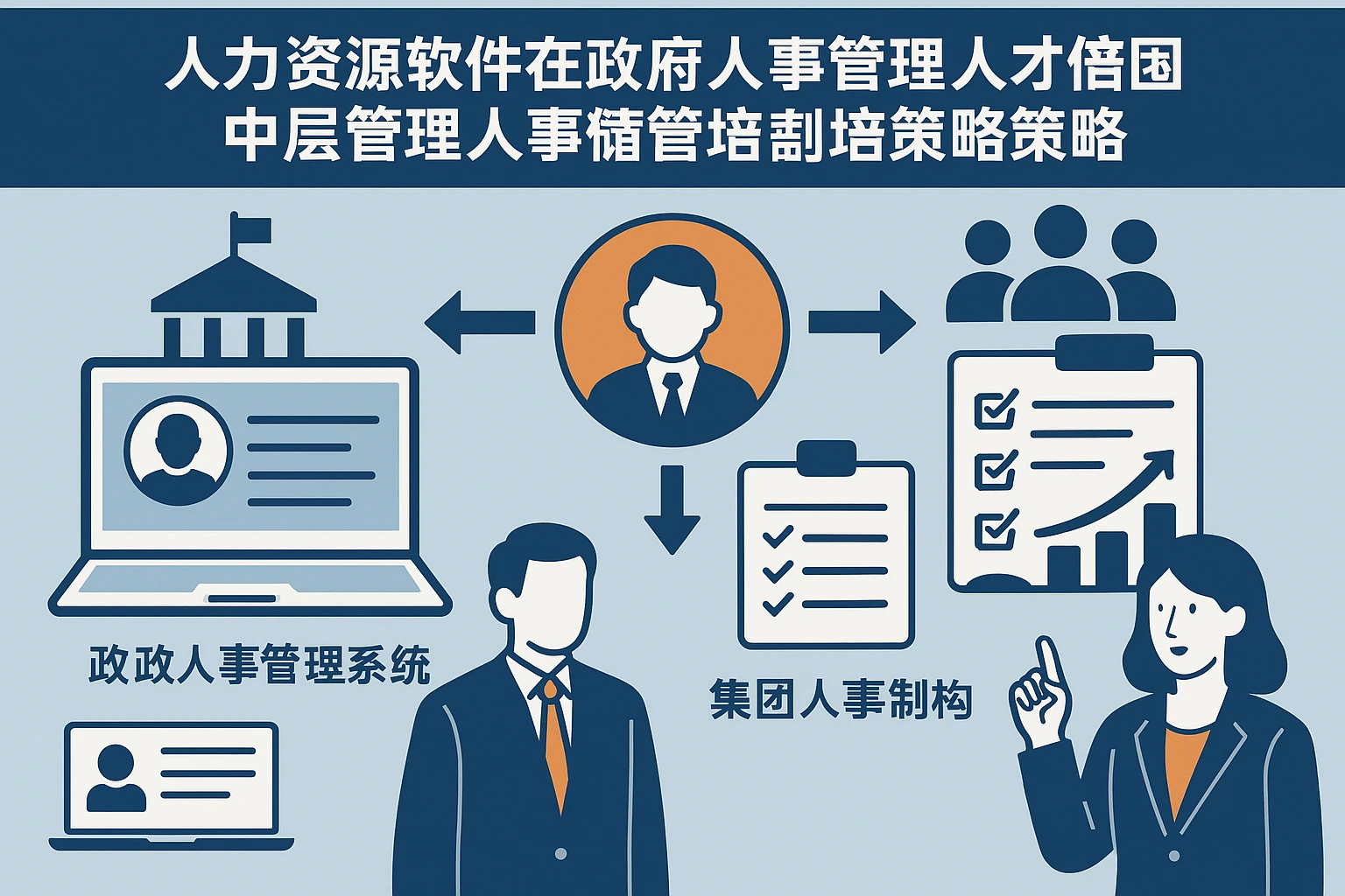 人力资源软件在政府人事管理系统和集团型人事系统中的中层管理人才储备培养计划策略