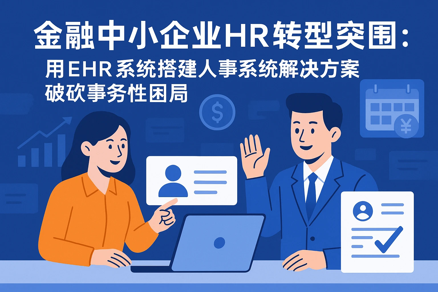 金融中小企业HR转型突围:用EHR系统搭建人事系统解决方案,破解事务性困局