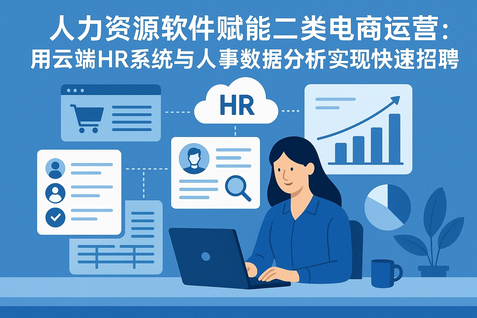 人力资源软件赋能二类电商运营：用云端HR系统与人事数据分析实现快速招聘