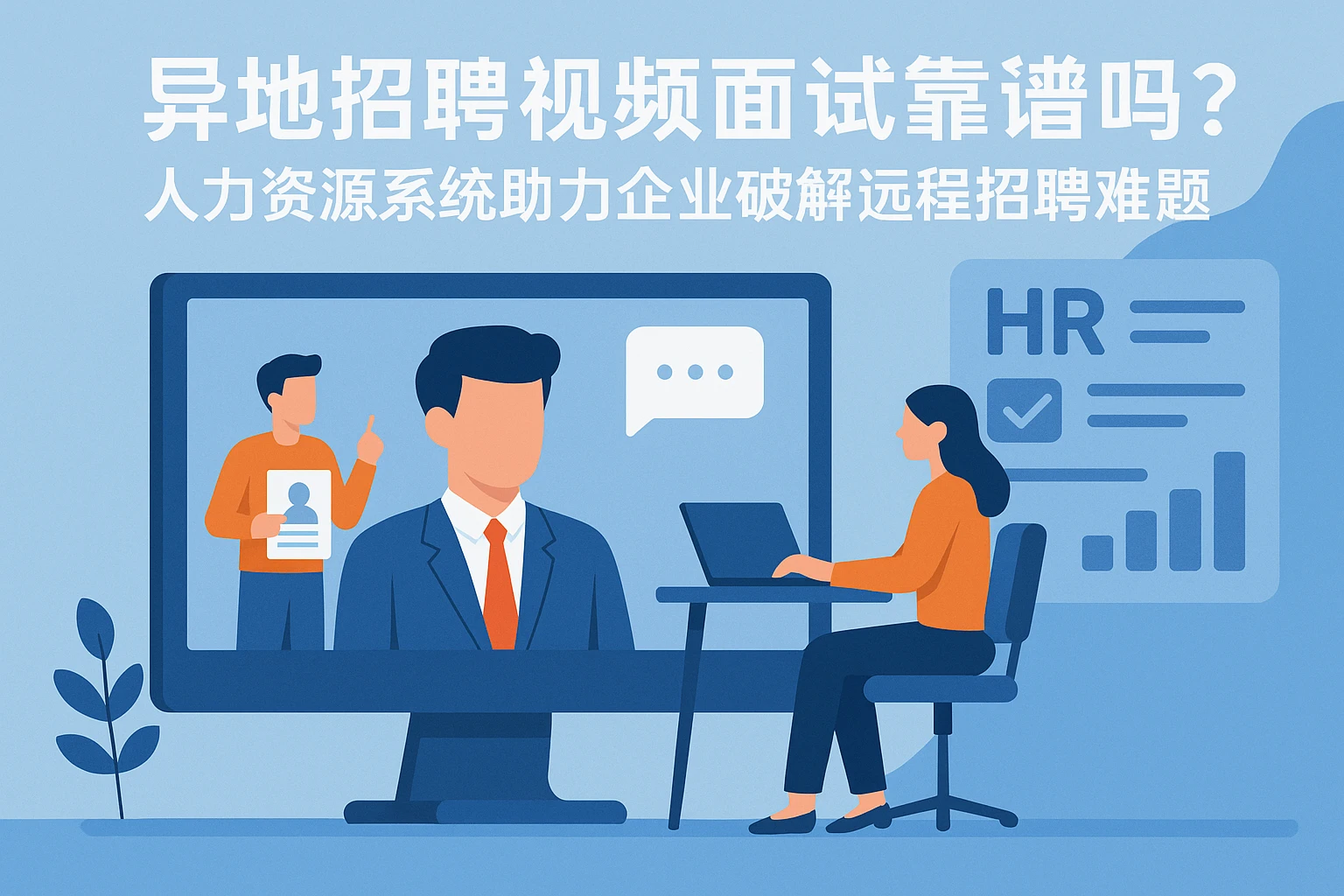 异地招聘视频面试靠谱吗？人力资源系统助力企业破解远程招聘难题