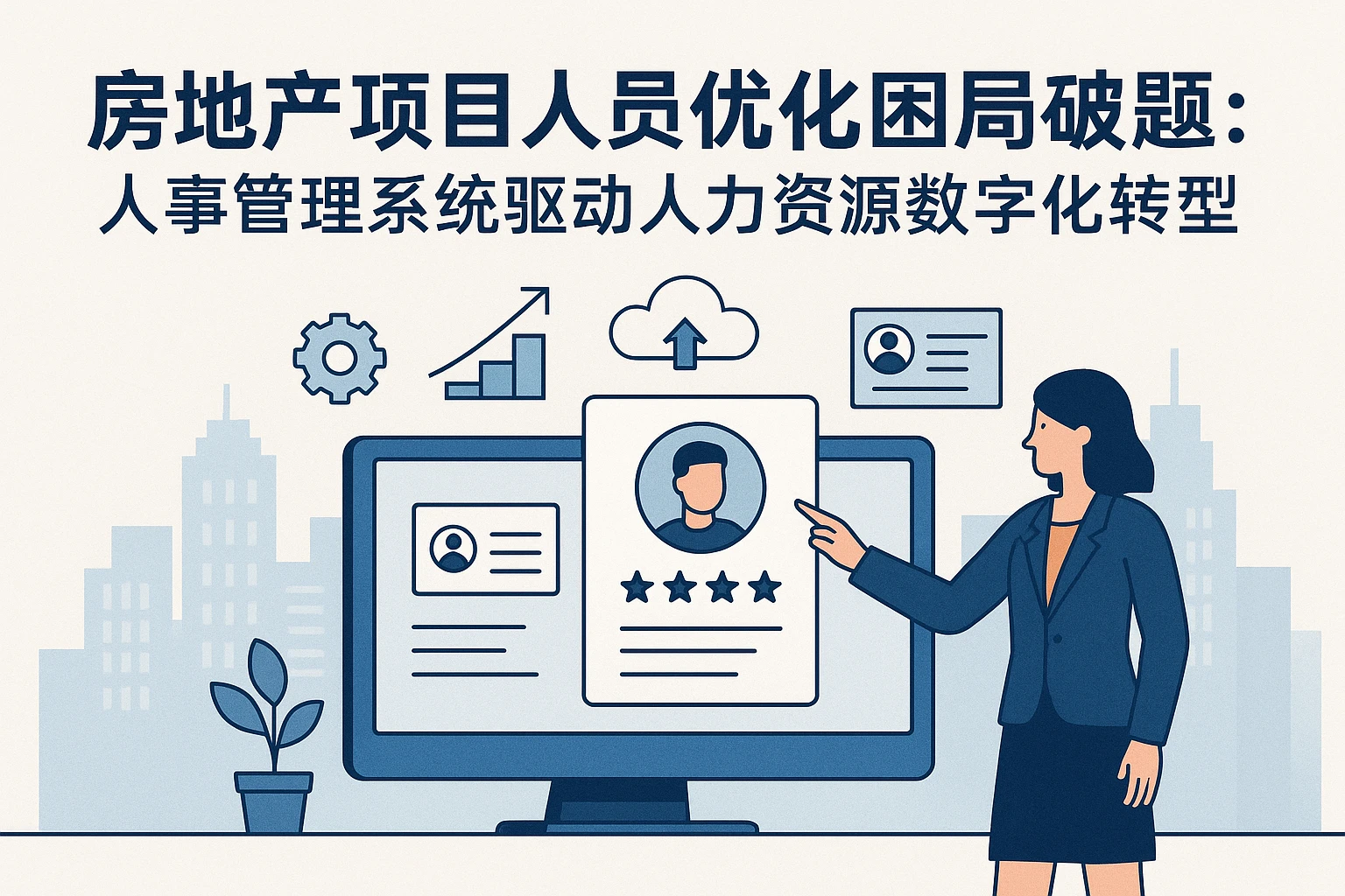 房地产项目人员优化困局破题:人事管理系统驱动人力资源数字化转型实践