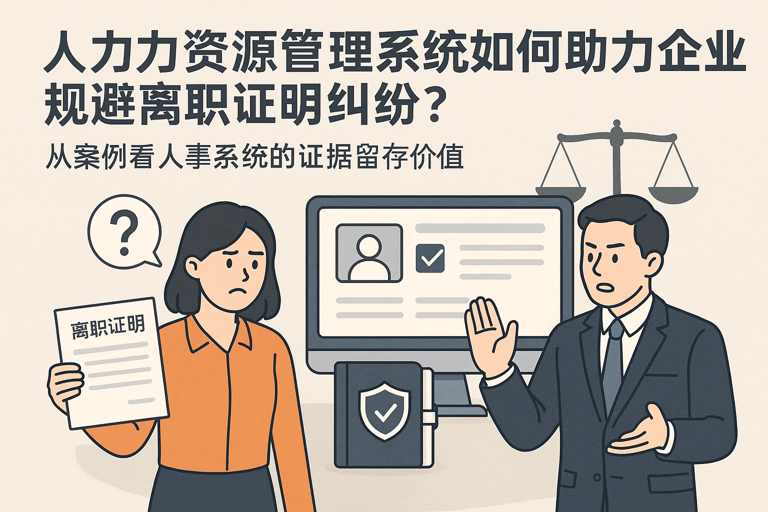 人力资源管理系统如何助力企业规避离职证明纠纷?从案例看人事系统的证据留存价值