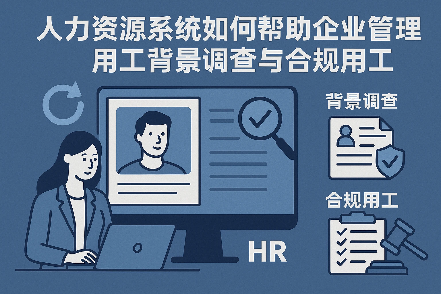 人力资源系统如何帮助企业管理员工背景调查与合规用工