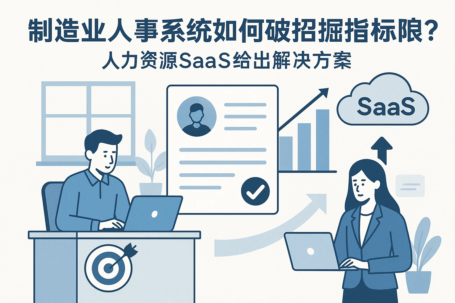 制造业人事系统如何破解招聘指标困境?人力资源SaaS给出解决方案