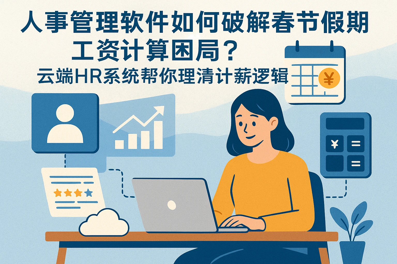 人事管理软件如何破解春节假期工资计算困局?云端HR系统帮你理清计薪逻辑