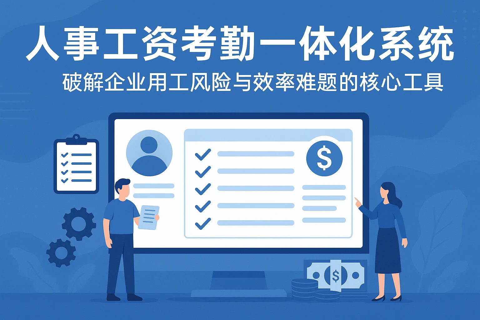 人事工资考勤一体化系统:破解企业用工风险与效率难题的核心工具