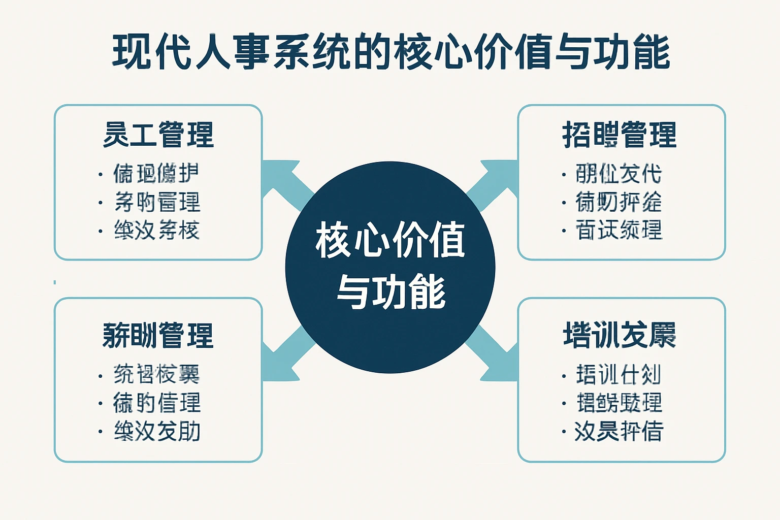 现代人事系统的核心价值与功能