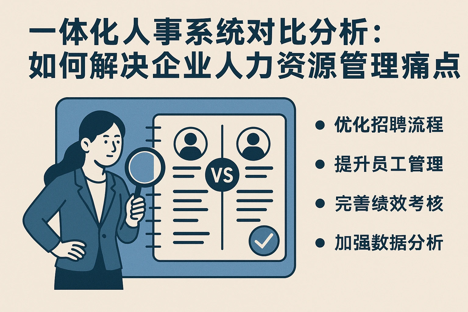 一体化人事系统对比分析:如何解决企业人力资源管理痛点