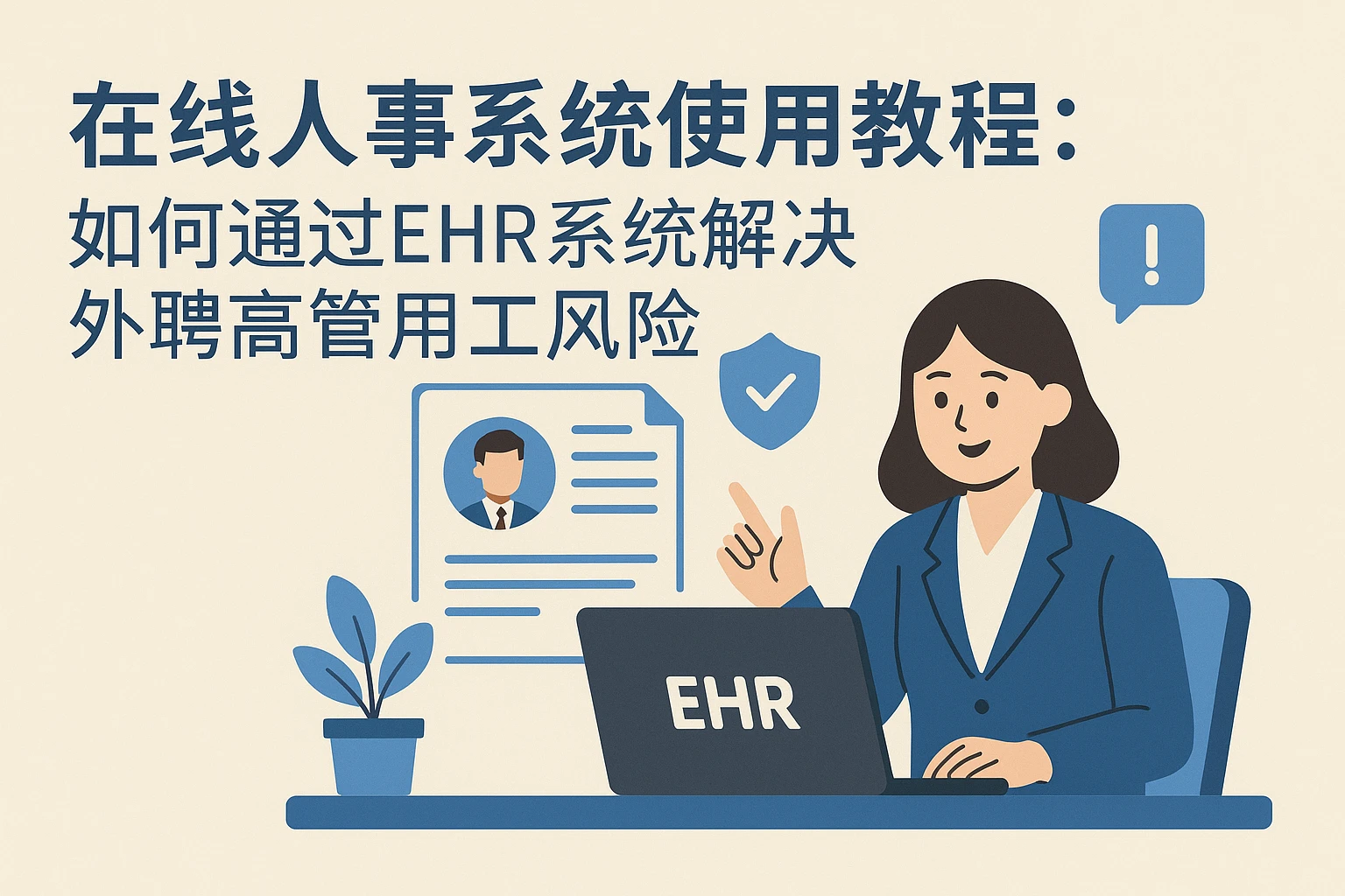 在线人事系统使用教程：如何通过EHR系统解决外聘高管用工风险