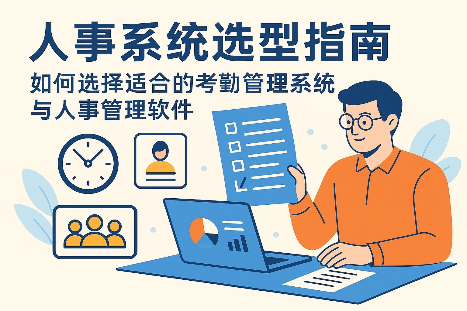 人事系统选型指南:如何选择适合的考勤管理系统与人事管理软件