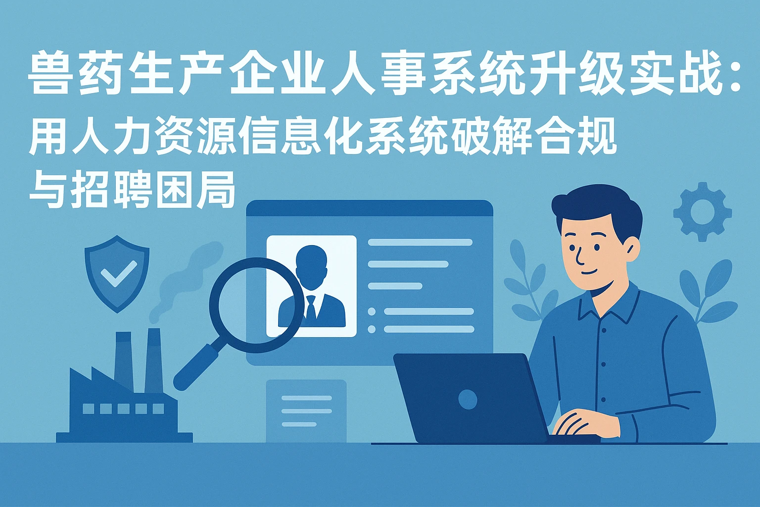 兽药生产企业人事系统升级实战：用人力资源信息化系统破解合规与招聘困局