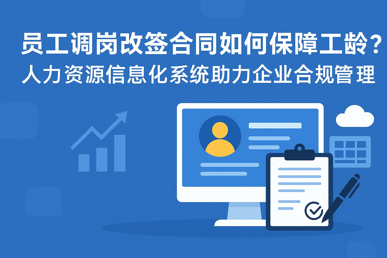 员工调岗改签合同如何保障工龄？人力资源信息化系统助力企业合规管理