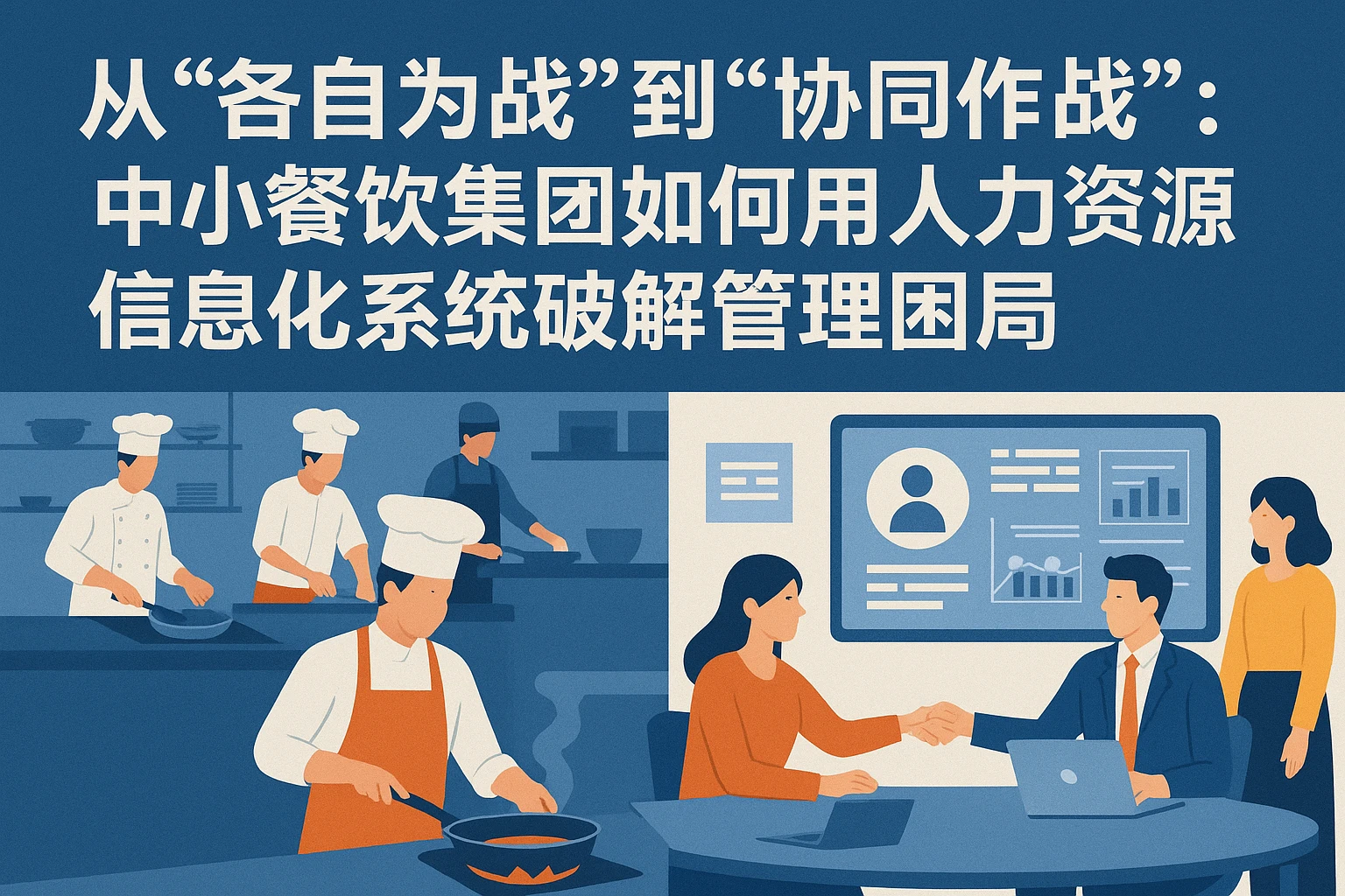从“各自为战”到“协同作战”：中小餐饮集团如何用人力资源信息化系统破解管理困局