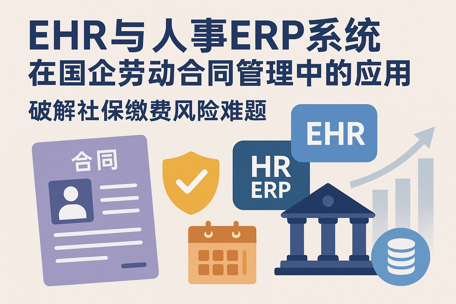 EHR与人事ERP系统在国企劳动合同管理中的应用：破解社保缴费风险难题