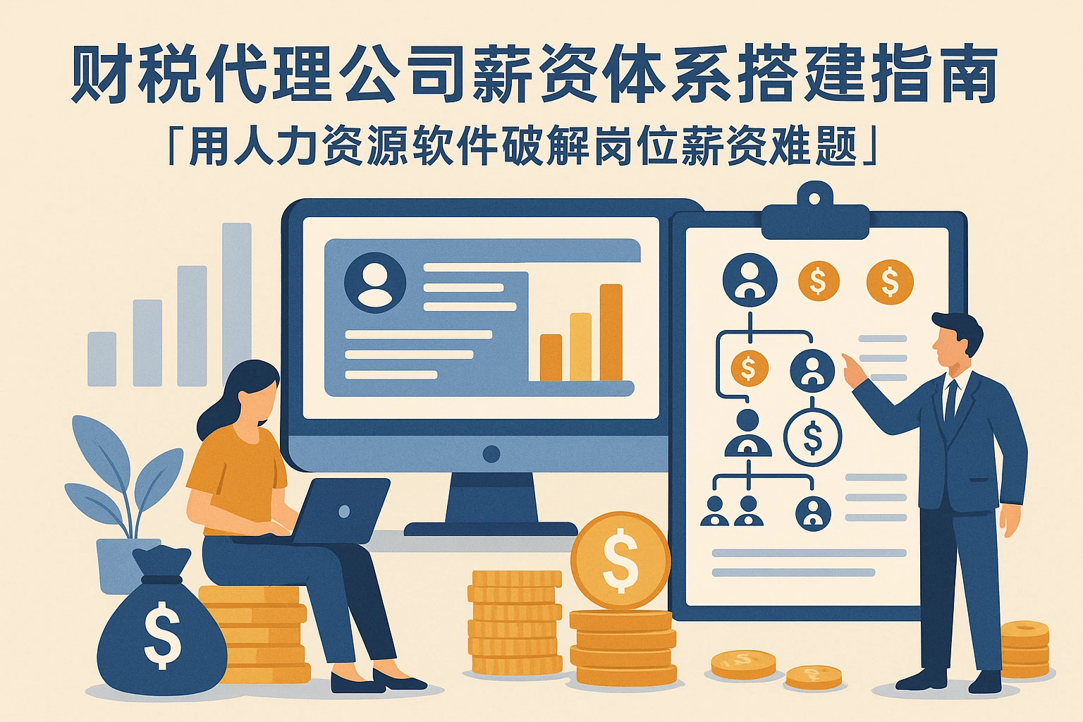 财税代理公司薪资体系搭建指南:用人力资源软件破解岗位薪资难题