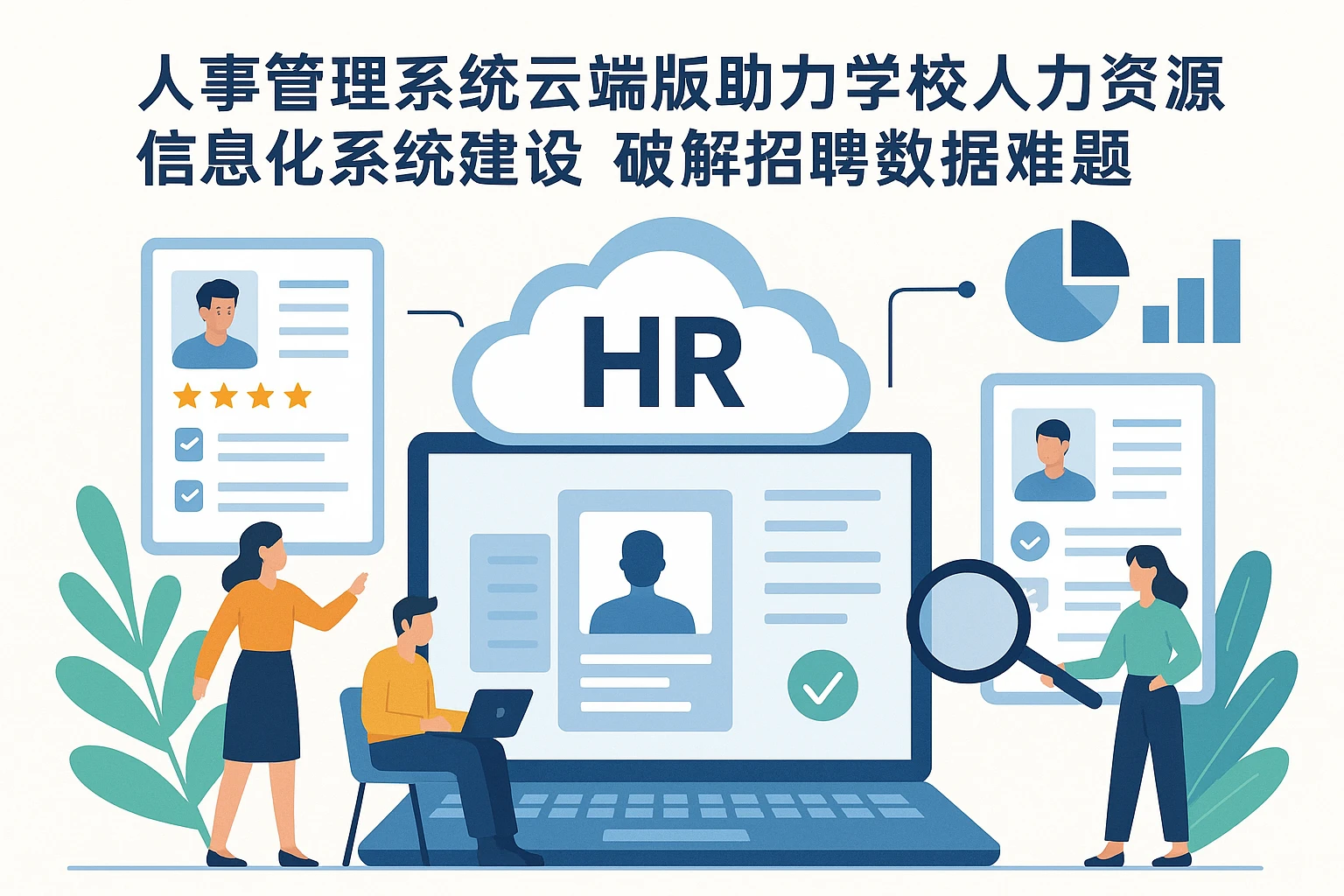 人事管理系统云端版助力学校人力资源信息化系统建设，破解招聘数据难题