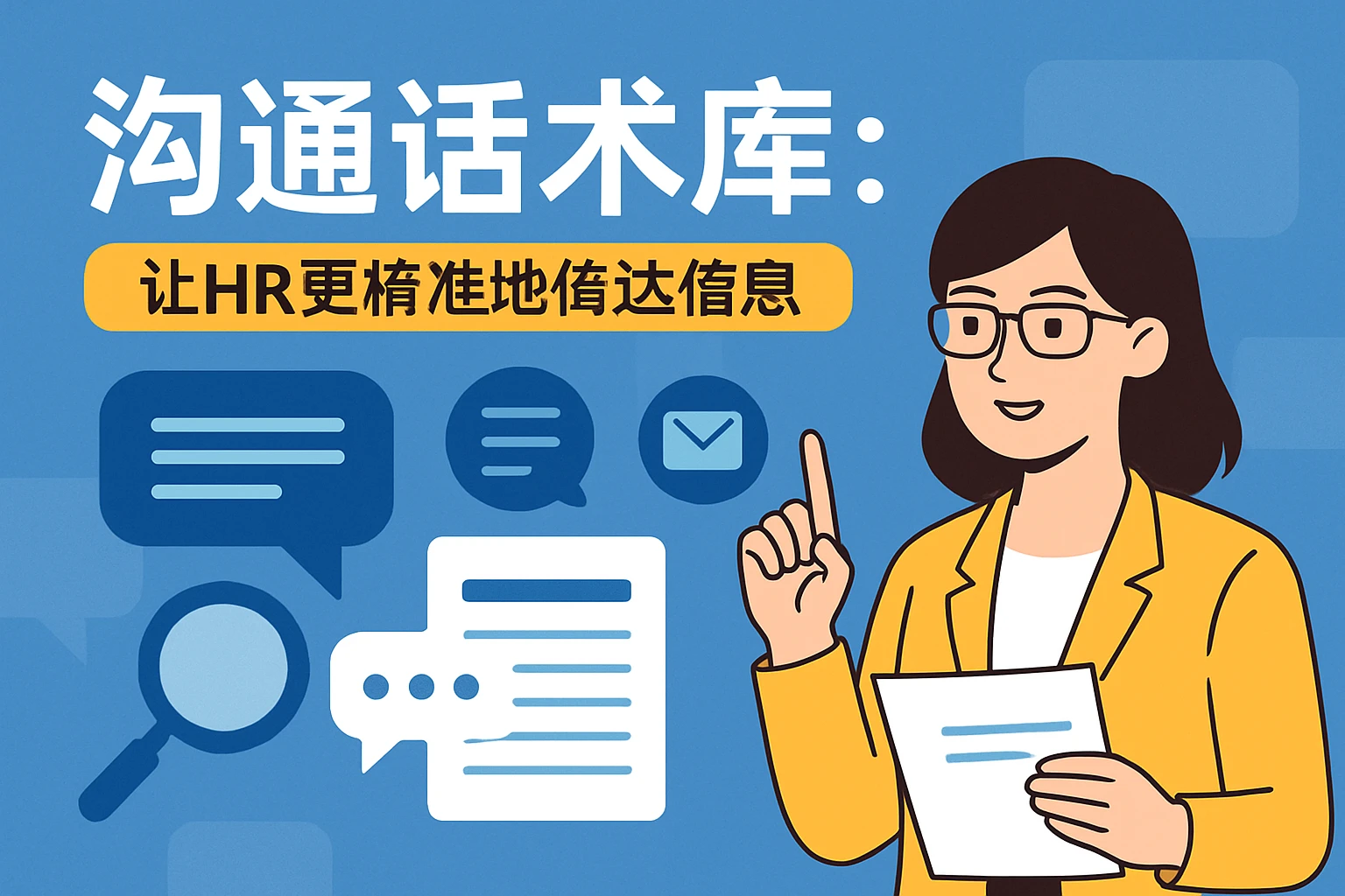 2. 沟通话术库:让HR更精准地传达信息