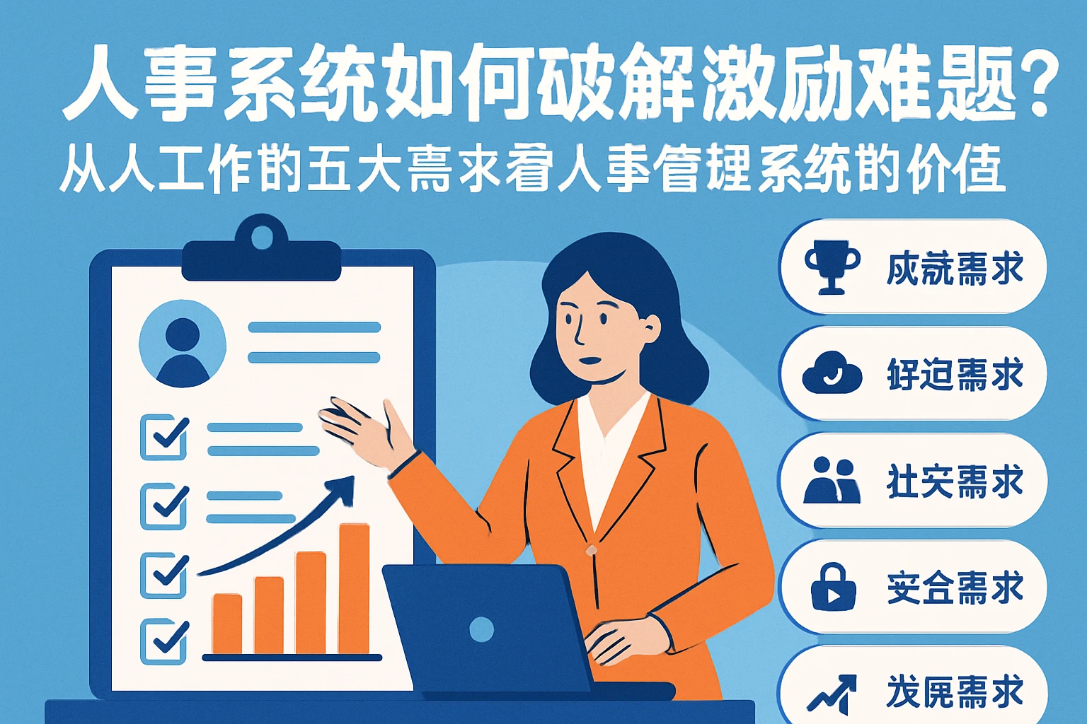 人事系统如何破解激励难题？从人工作的五大需求看人事管理系统的价值