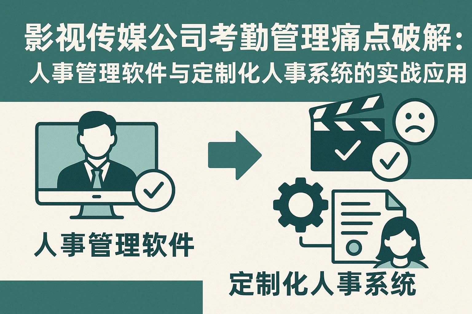 影视传媒公司考勤管理痛点破解：人事管理软件与定制化人事系统的实战应用