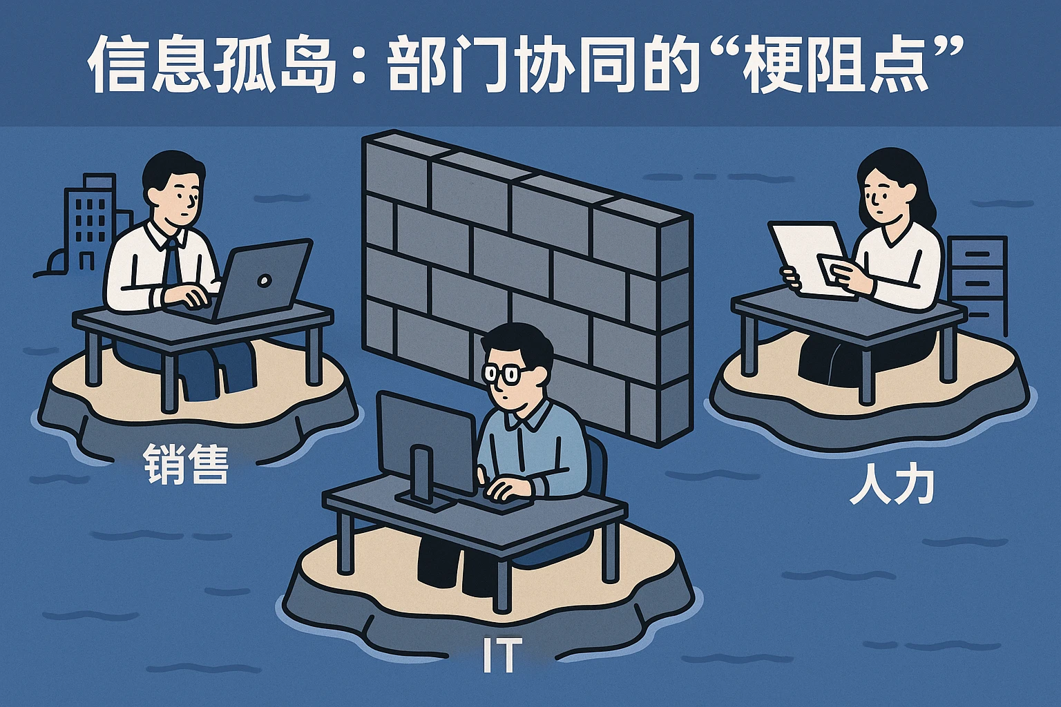 2. 信息孤岛：部门协同的“梗阻点”
