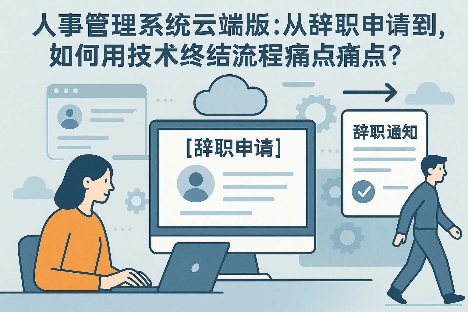 人事管理系统云端版:从辞职申请到自动离职,如何用技术终结流程痛点?