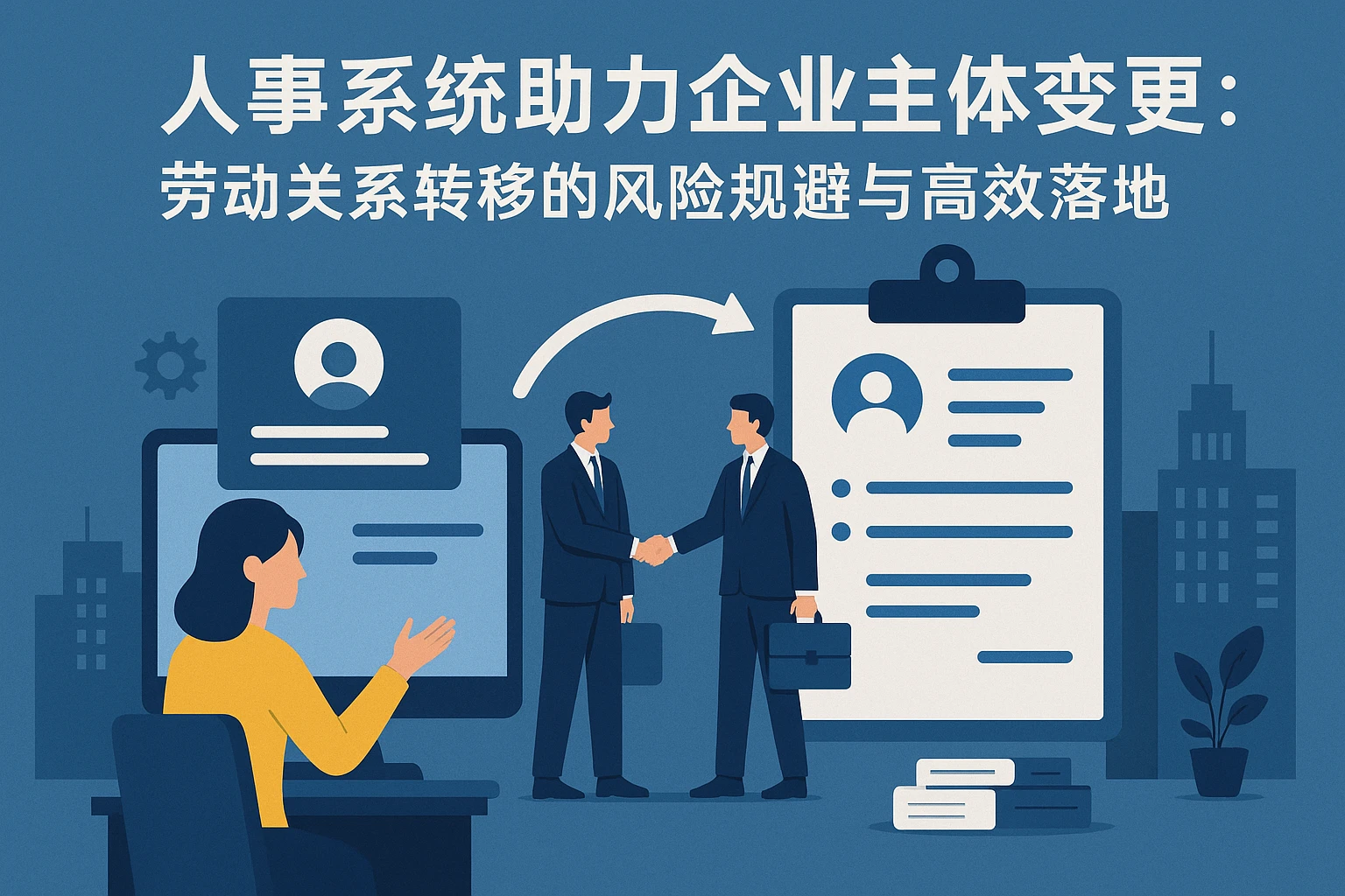 人事系统助力企业主体变更：劳动关系转移的风险规避与高效落地