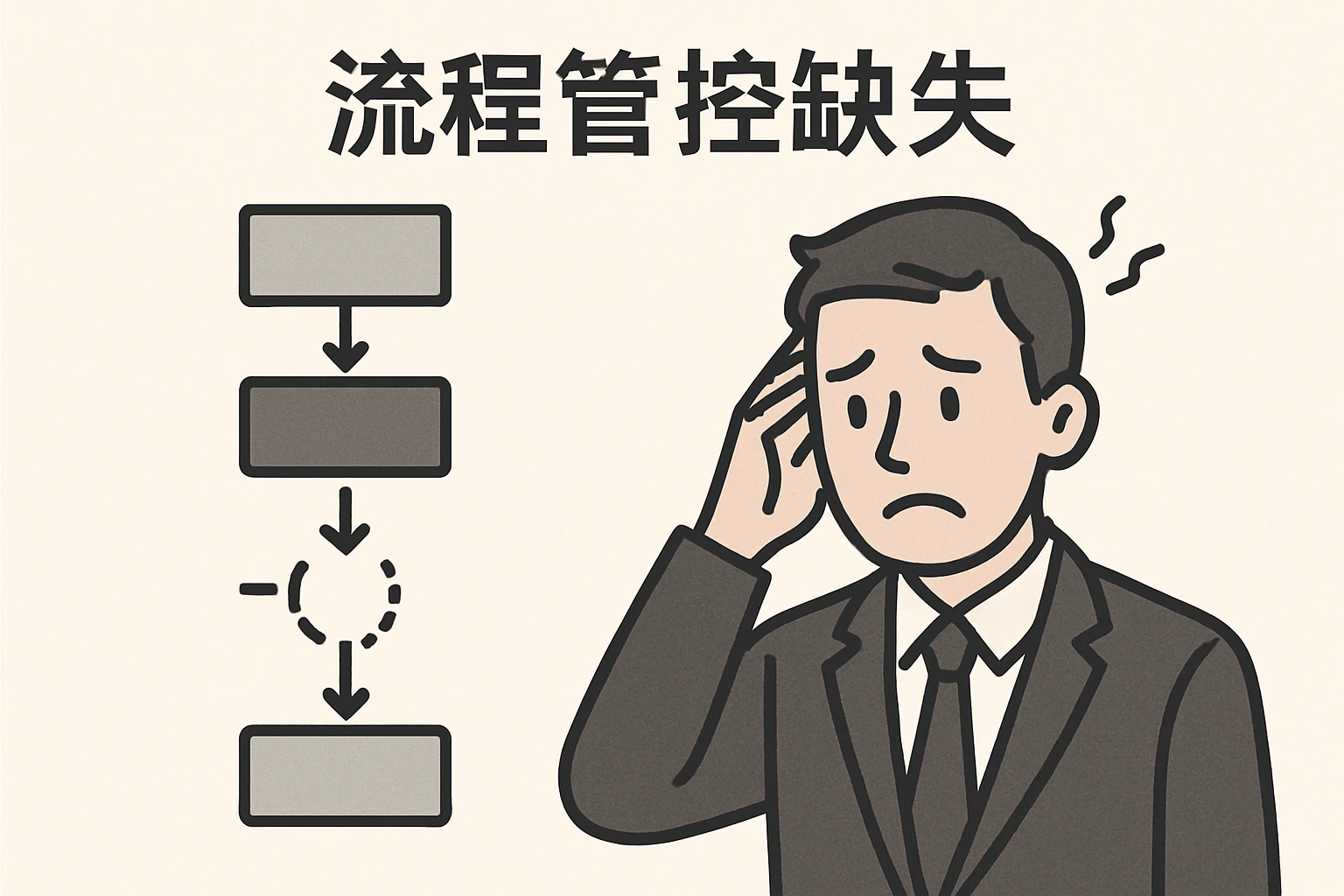 流程管控缺失
