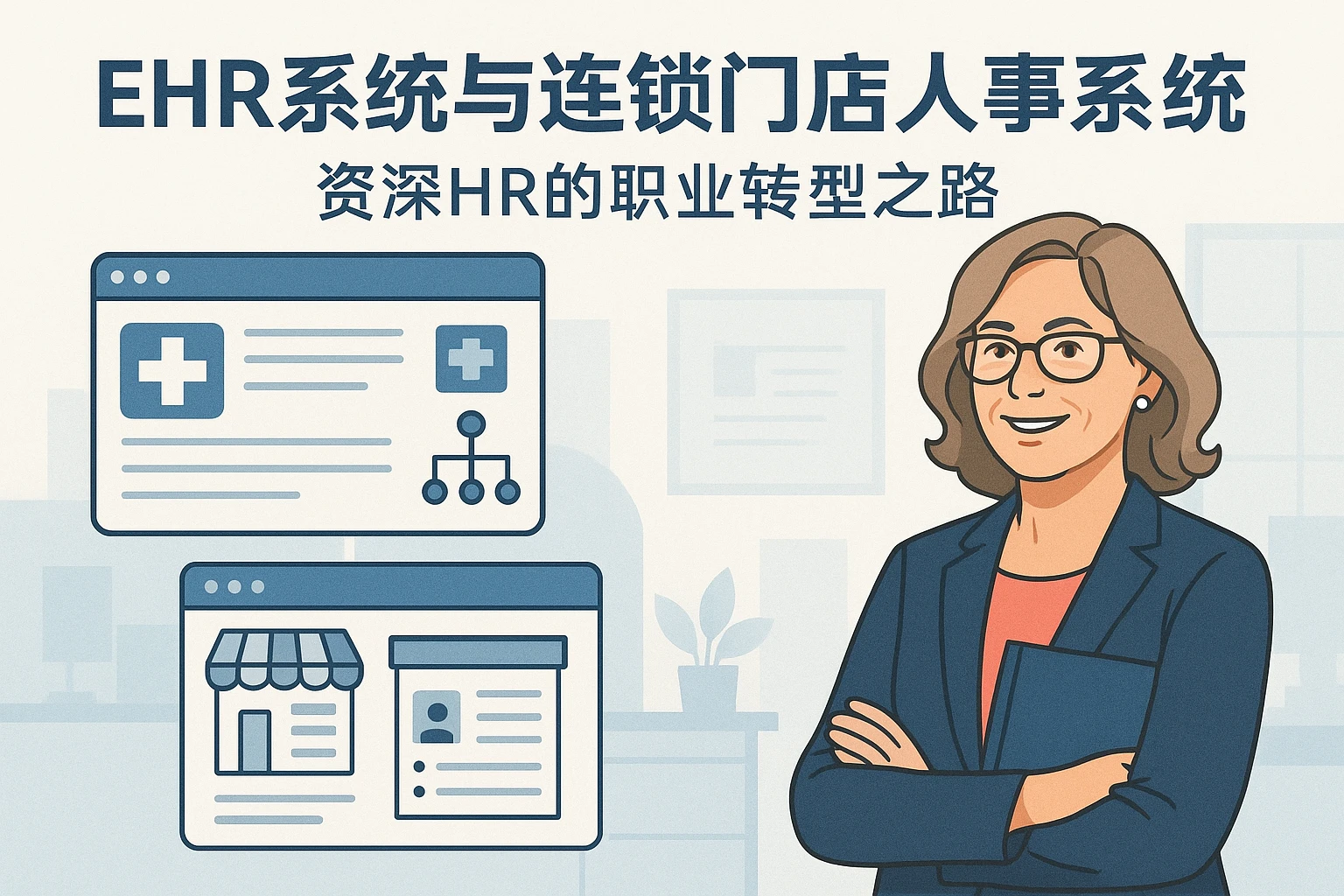 EHR系统与连锁门店人事系统：资深HR的职业转型之路