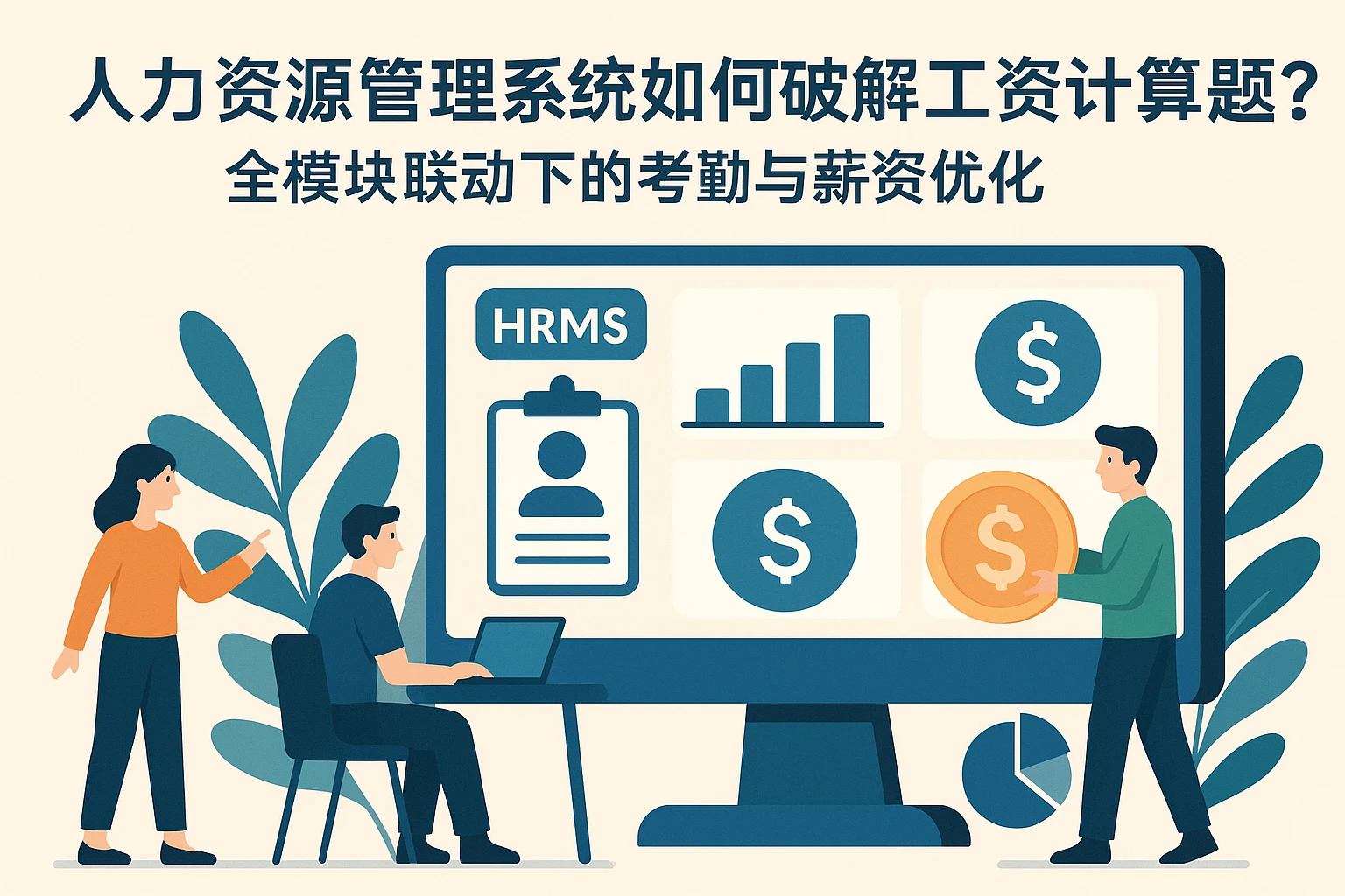 人力资源管理系统如何破解工资计算难题？全模块联动下的考勤与薪资优化