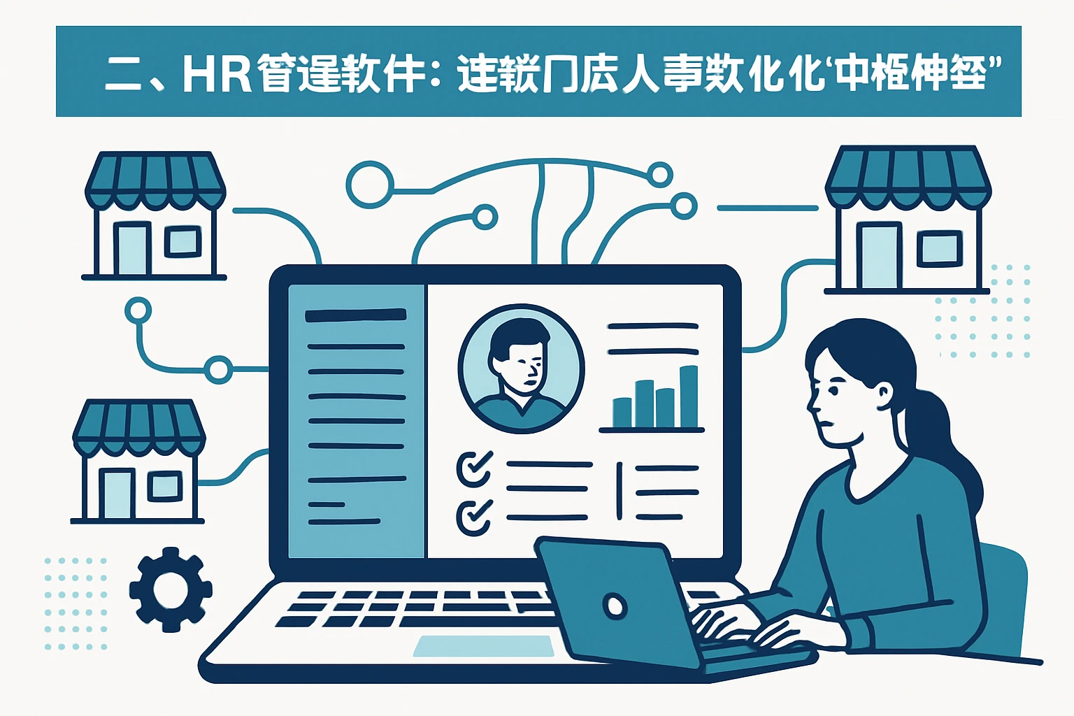 二、HR管理软件：连锁门店人事数字化的“中枢神经”