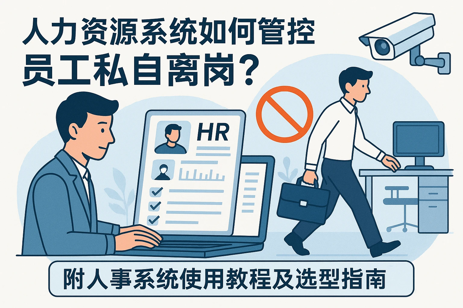 人力资源系统如何管控员工私自离岗?附人事系统使用教程及选型指南
