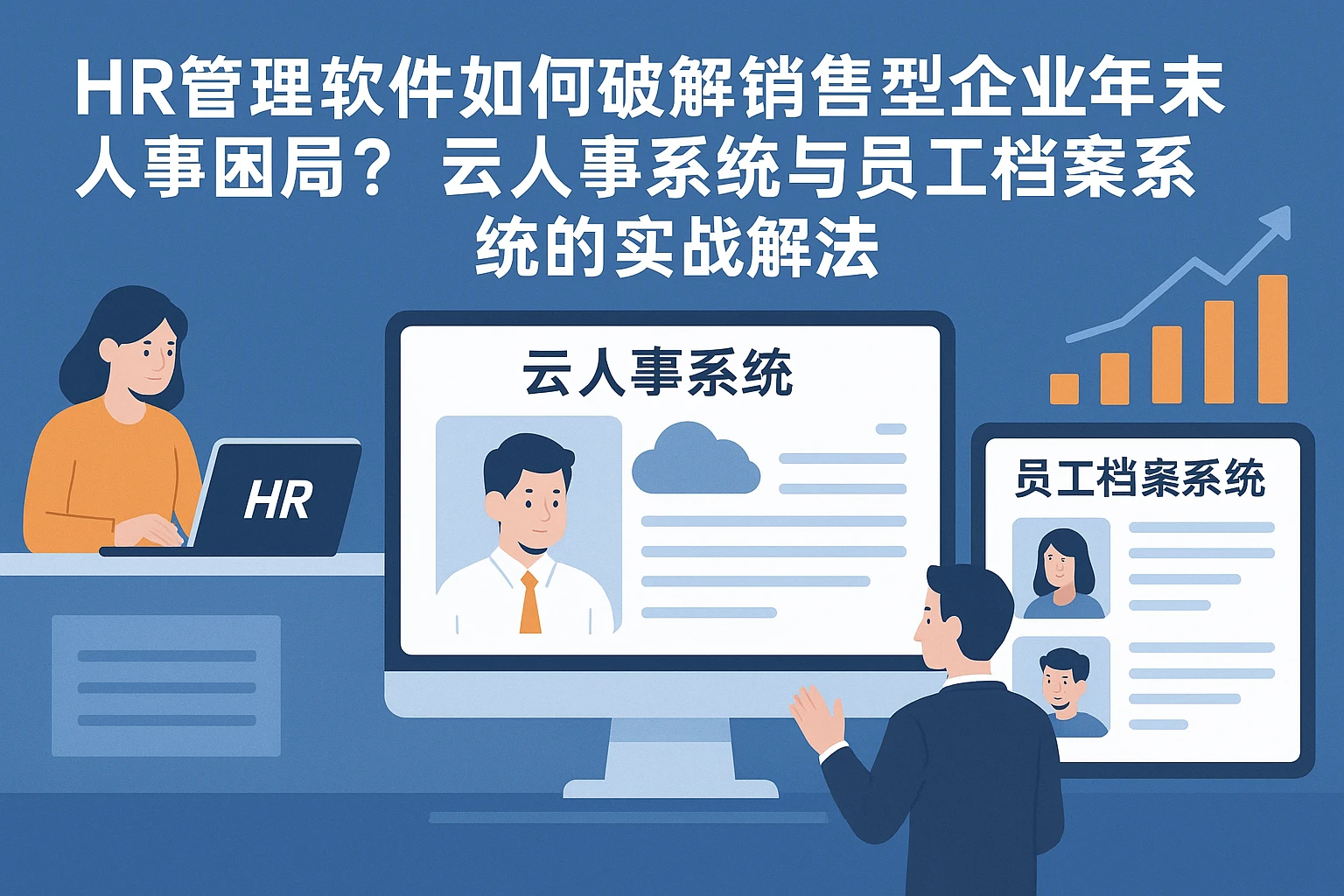 HR管理软件如何破解销售型企业年末人事困局？云人事系统与员工档案系统的实战解法