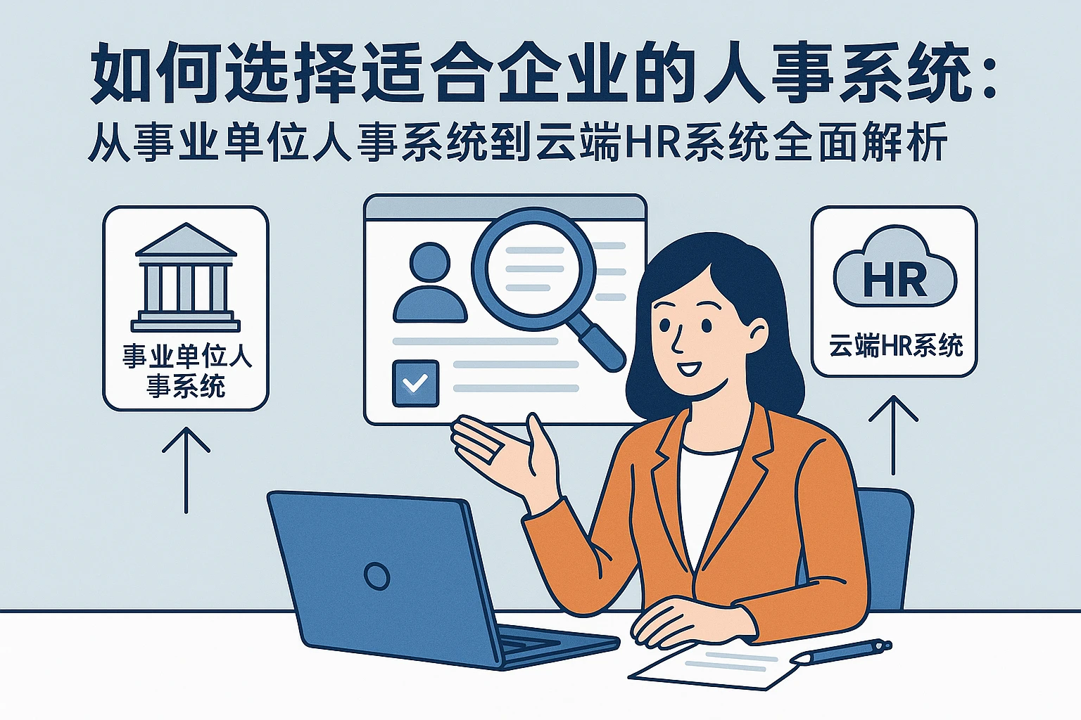 如何选择适合企业的人事系统：从事业单位人事系统到云端HR系统全面解析