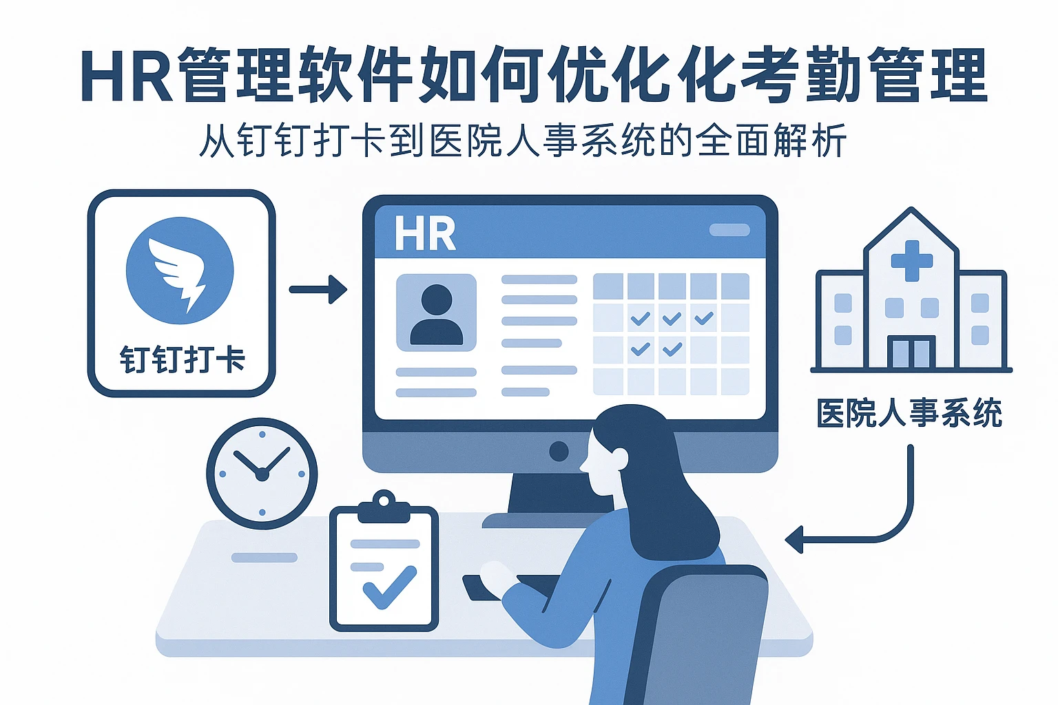 HR管理软件如何优化考勤管理：从钉钉打卡到医院人事系统的全面解析