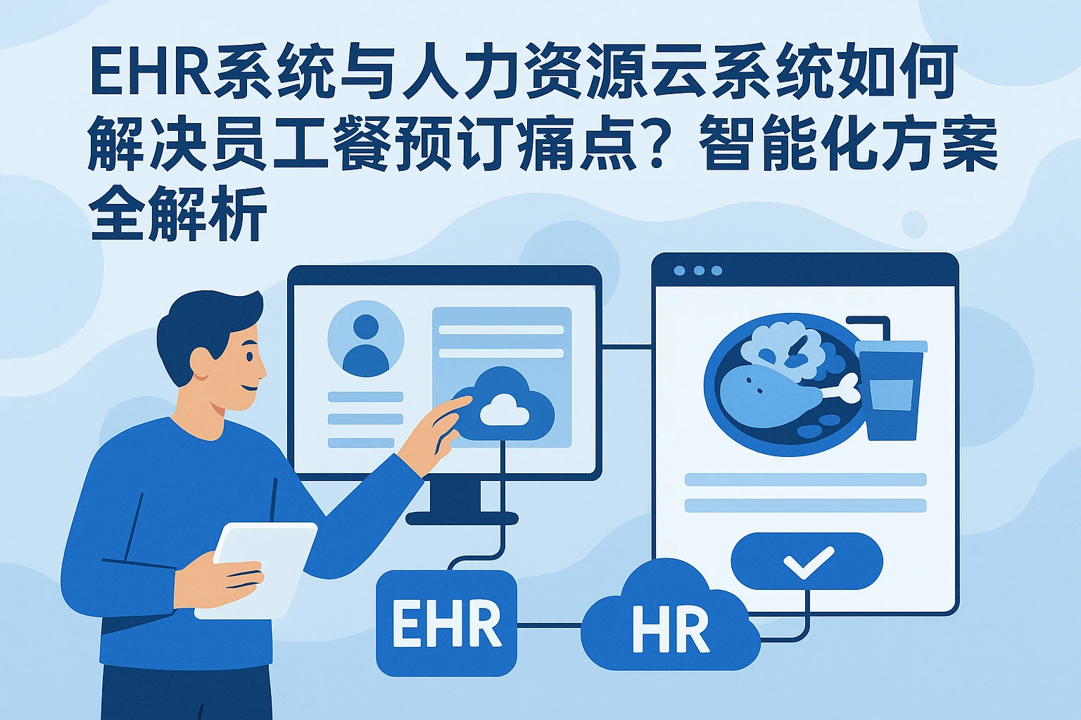 EHR系统与人力资源云系统如何解决员工餐预订痛点？智能化方案全解析